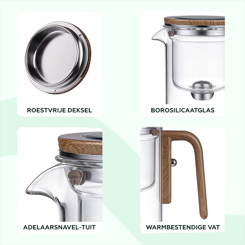 Theepot met scheidingssysteem - 600 ml