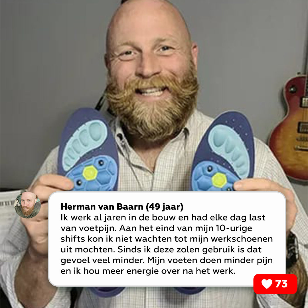 Magnetische Inlegzolen – Voorkom Voetpijn na Lange Werkdagen - Viqore