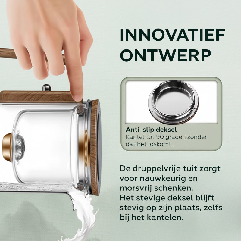 Theepot met scheidingssysteem - 600 ml