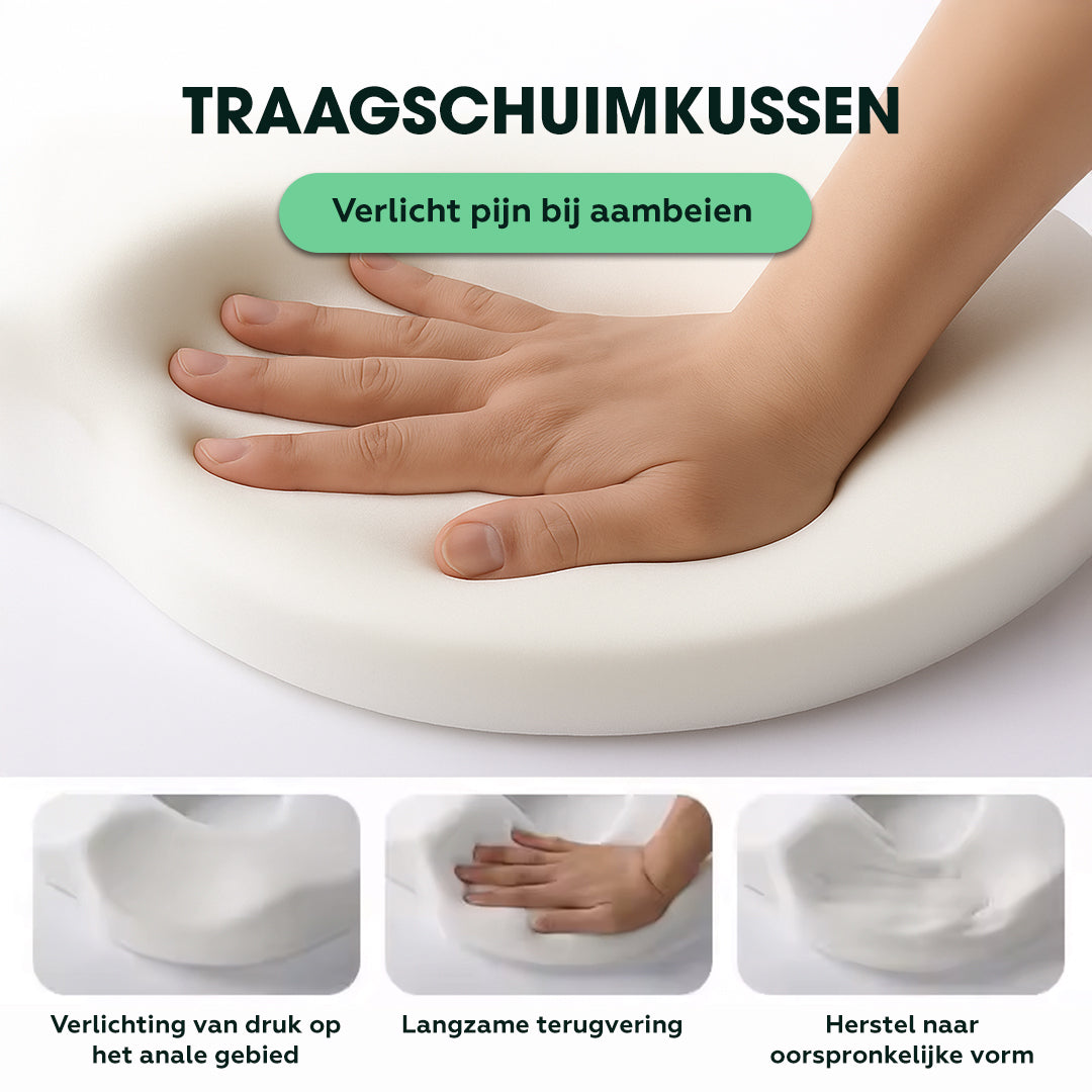 Ergonomisch Aambeienkussen - Drukvrij Zitten - Viqore