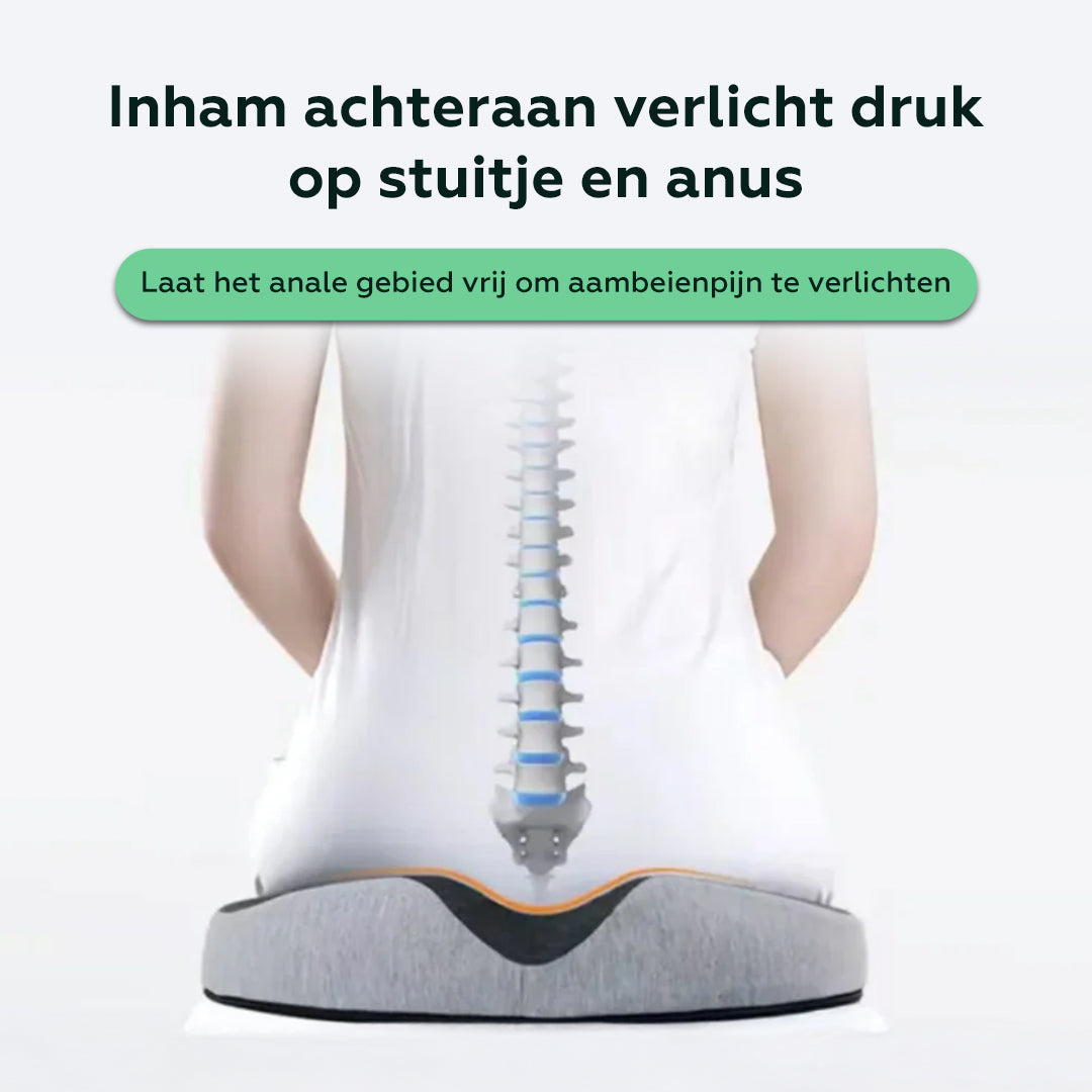 Ergonomisch Aambeienkussen - Drukvrij Zitten - Viqore