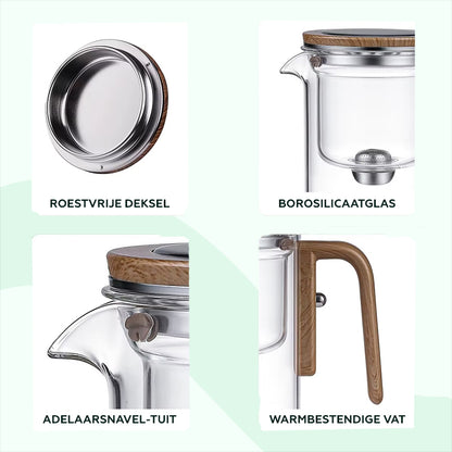 Theepot met scheidingssysteem - 600 ml